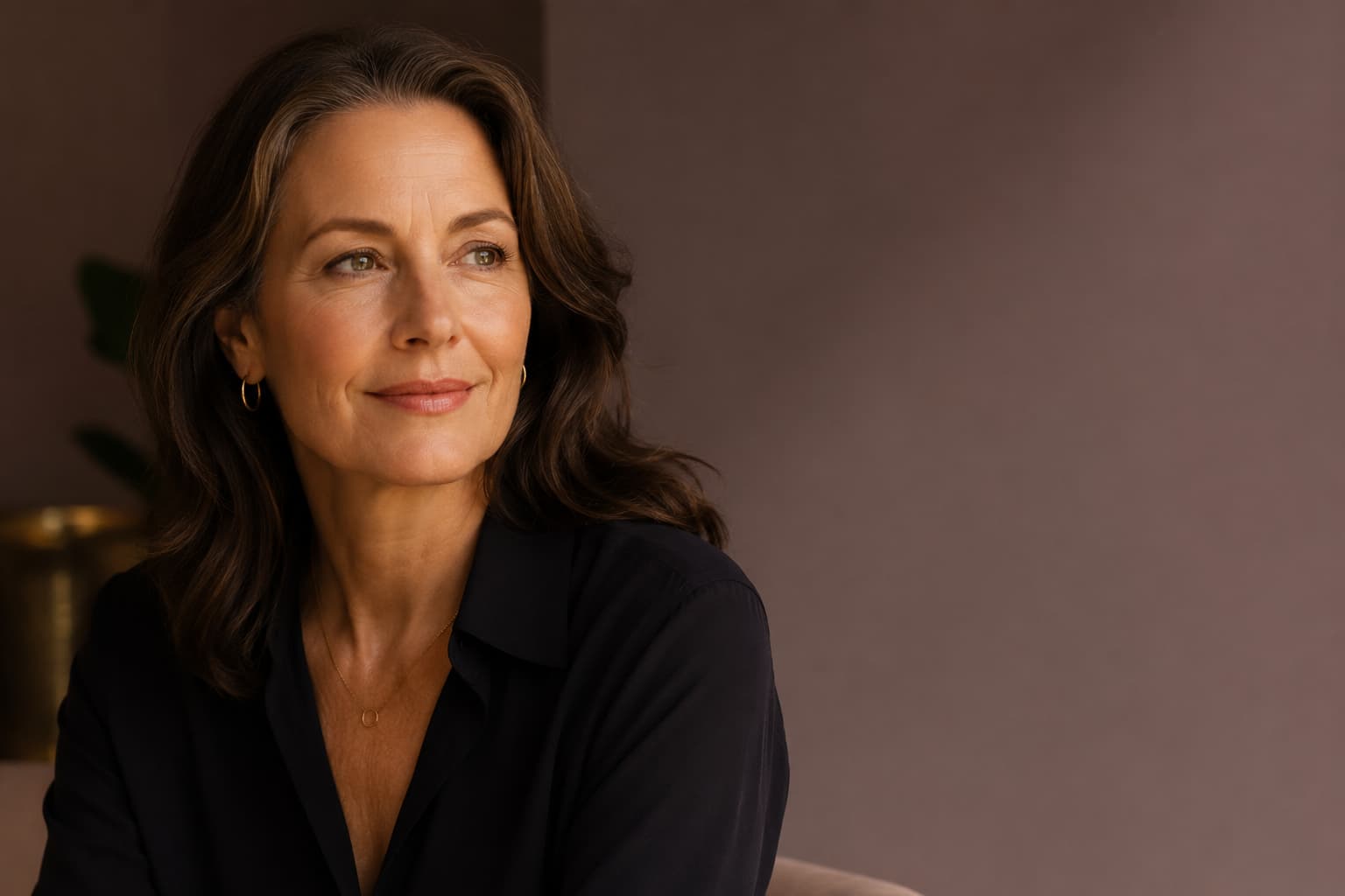 Close-up of mature skin texture, illustrating the kind of concerns Circadia SWiCH™ is designed to address